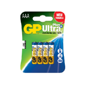 GP超特强3A 4粒咭裝ULTRA PLUS ALKALINE AAA 4'S CARD